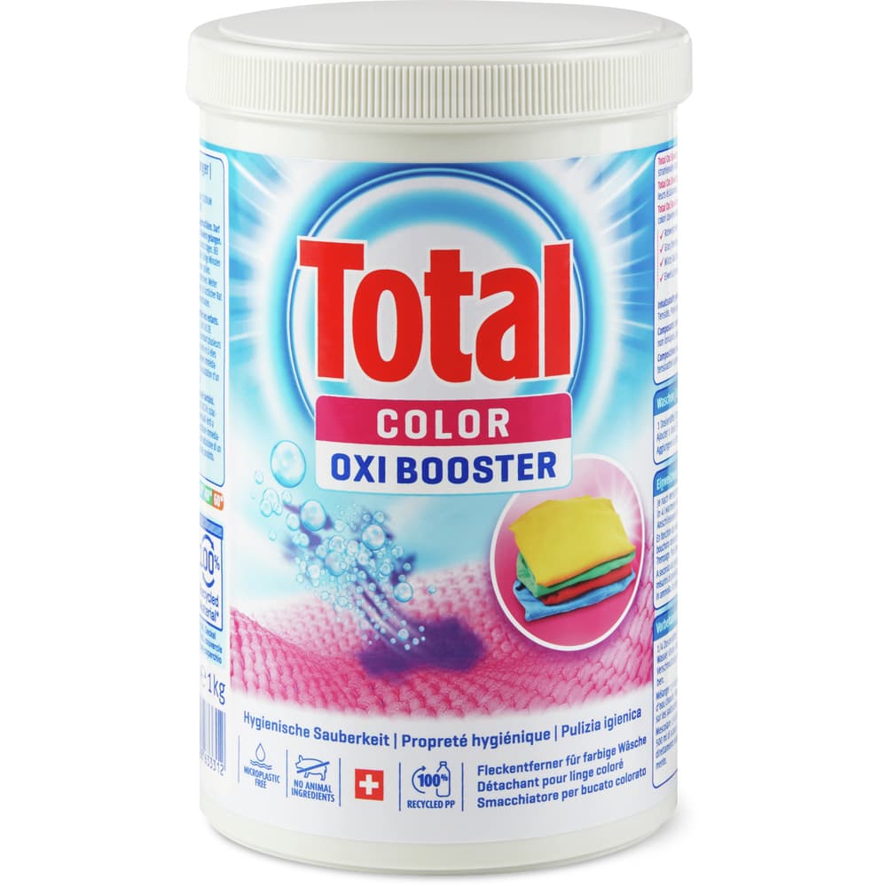 Total Oxi Booster Fleckenentferner Pulver Farben