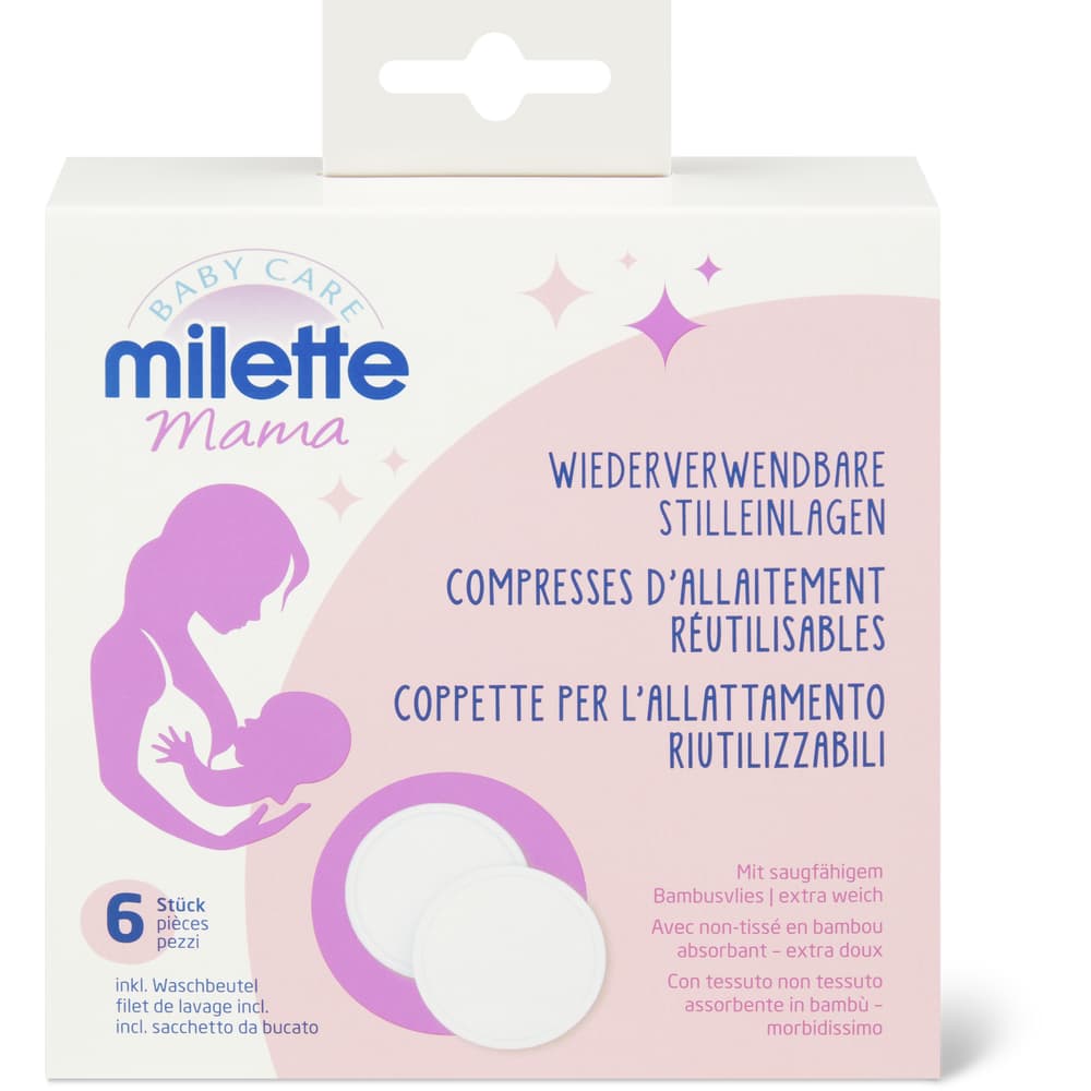 Milette Baby Care Mama Stilleinlagen mit Auslaufschutz
