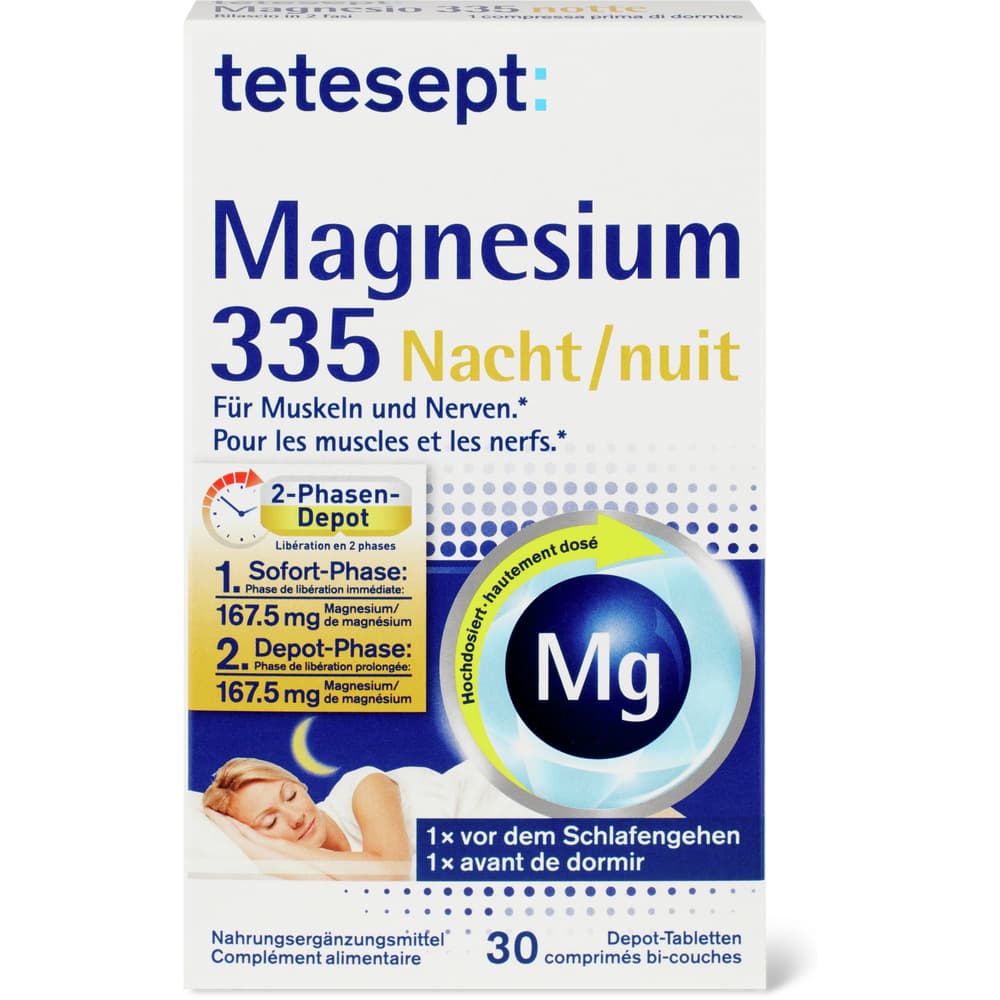 Tetesept Magnesium 335 Depot Tabletten
