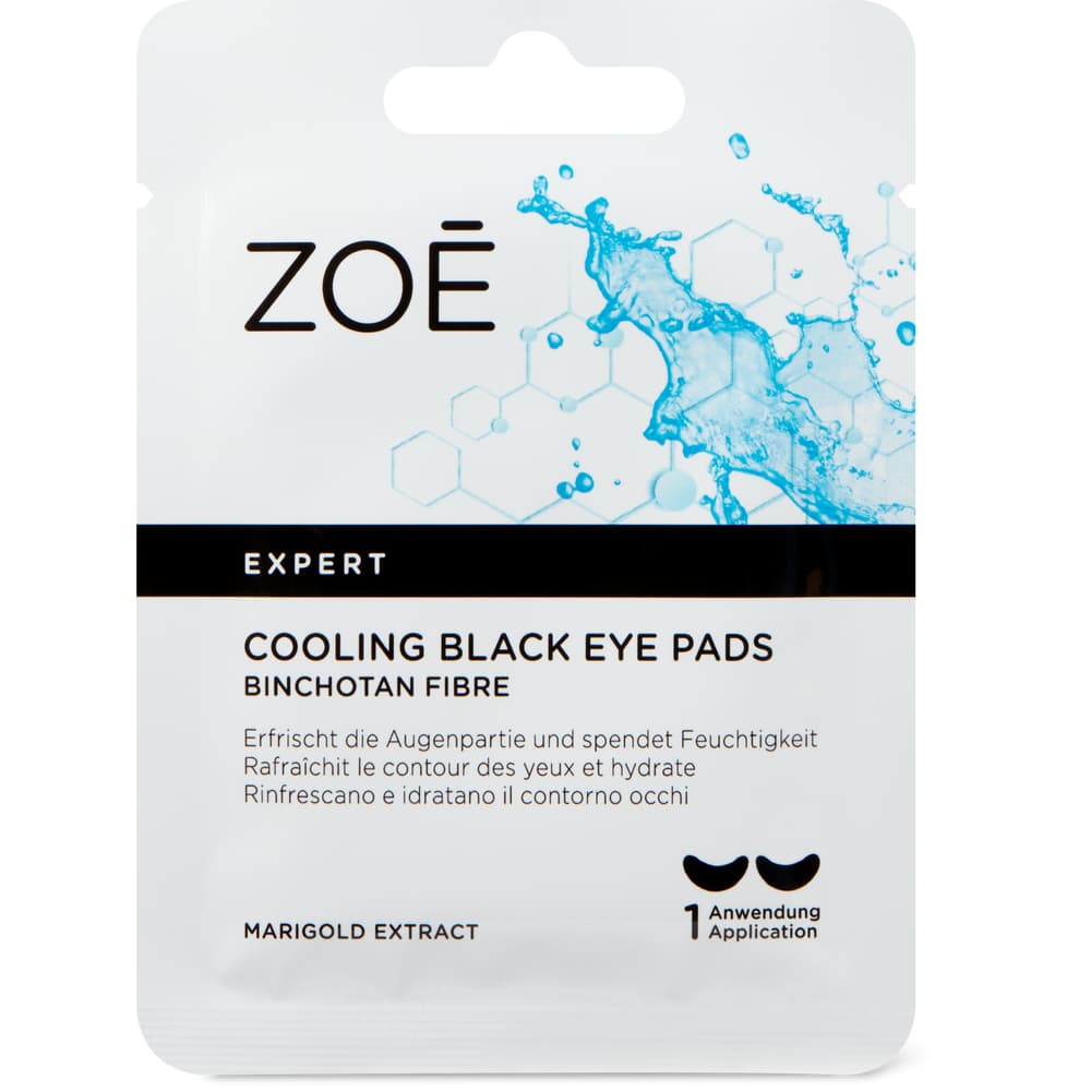 Zoé Expert Cooling Black Eye Pads