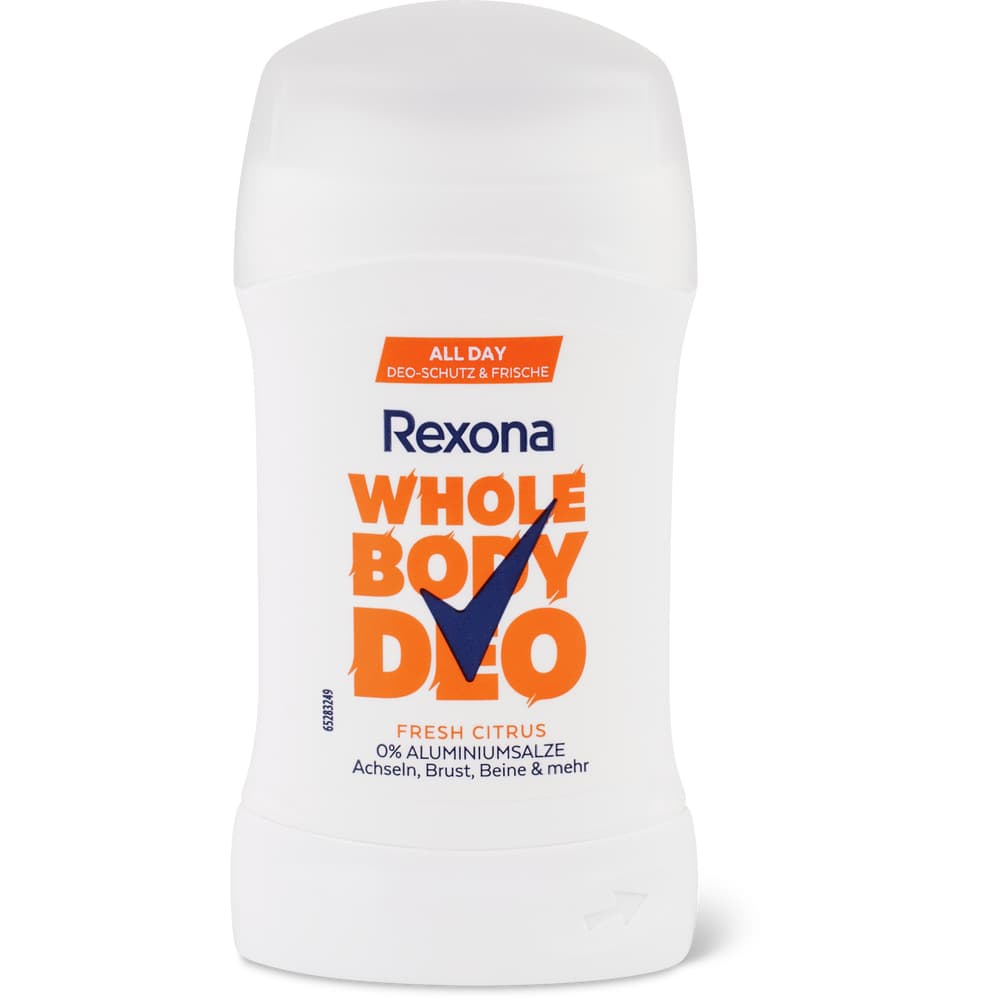 Rexona Deo Stick Whole Body Fresh Citrus 0% Aluminiumsalze