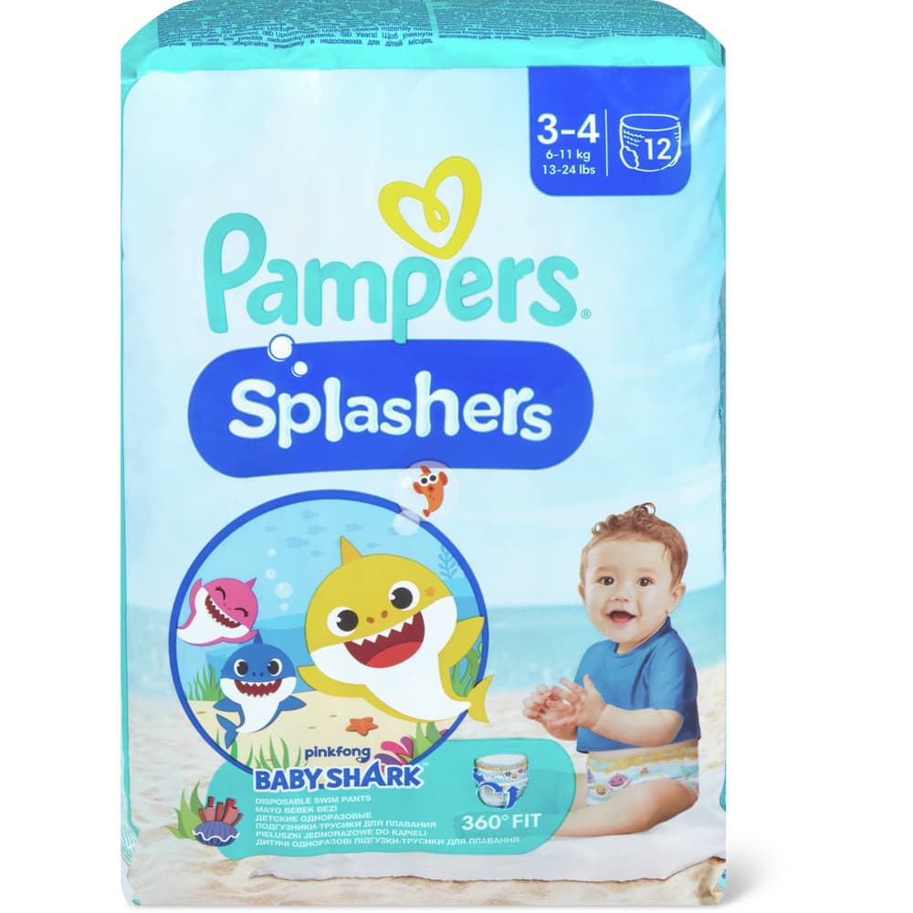 Pampers Splashers Schwimmwindeln Grösse 3-4, 6-11kg
