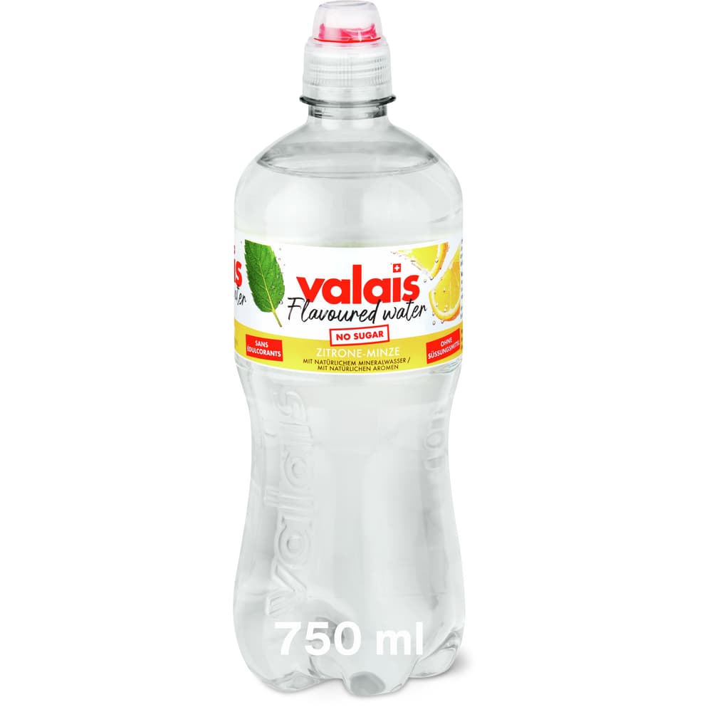 Valais Botanical Mineralwasser ohne Kohlensäure Zitrone & Minze
