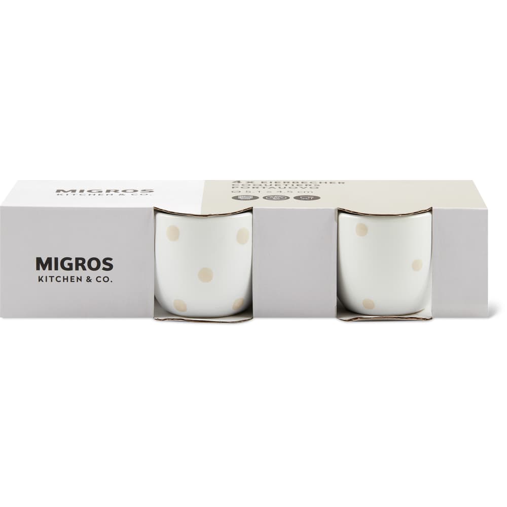 Migros Kitchen & Co. Eierbecher zweifarbig, 5.1x4.5cm