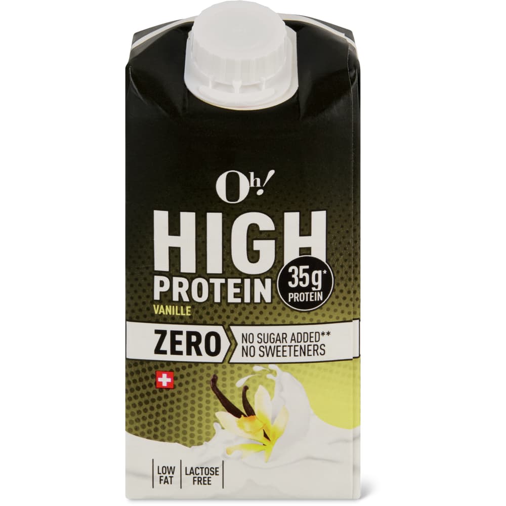Oh! High Protein Drink Zero Vanilla