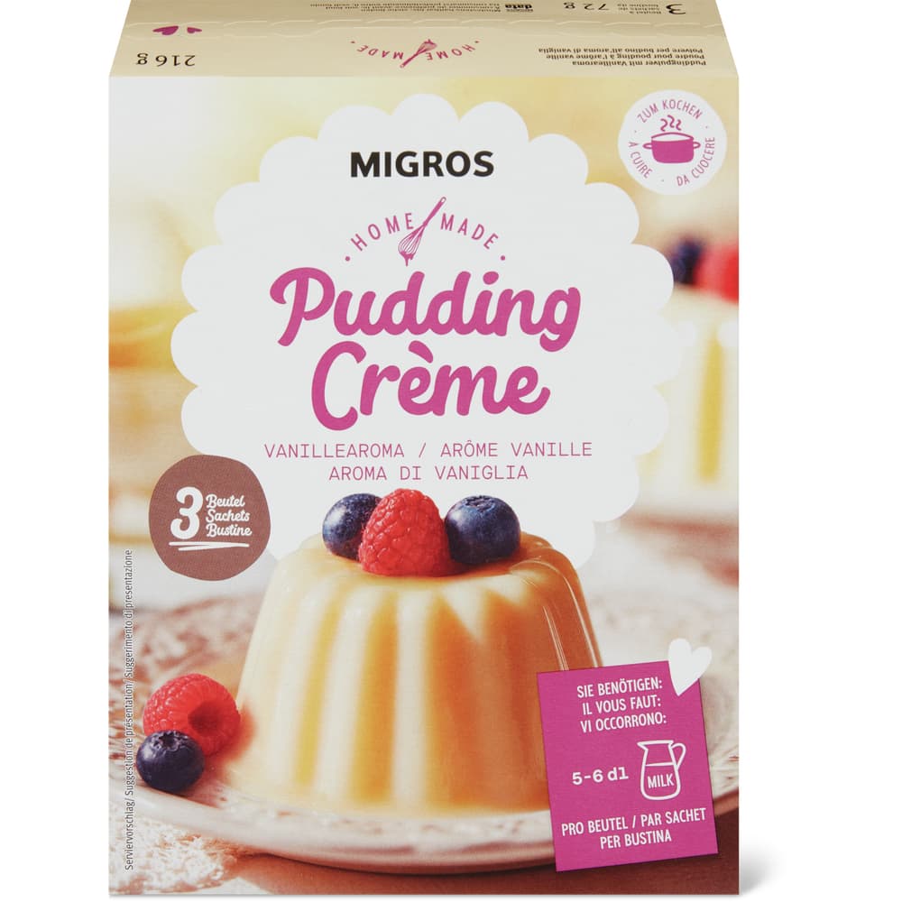 Migros Pudding Vanille