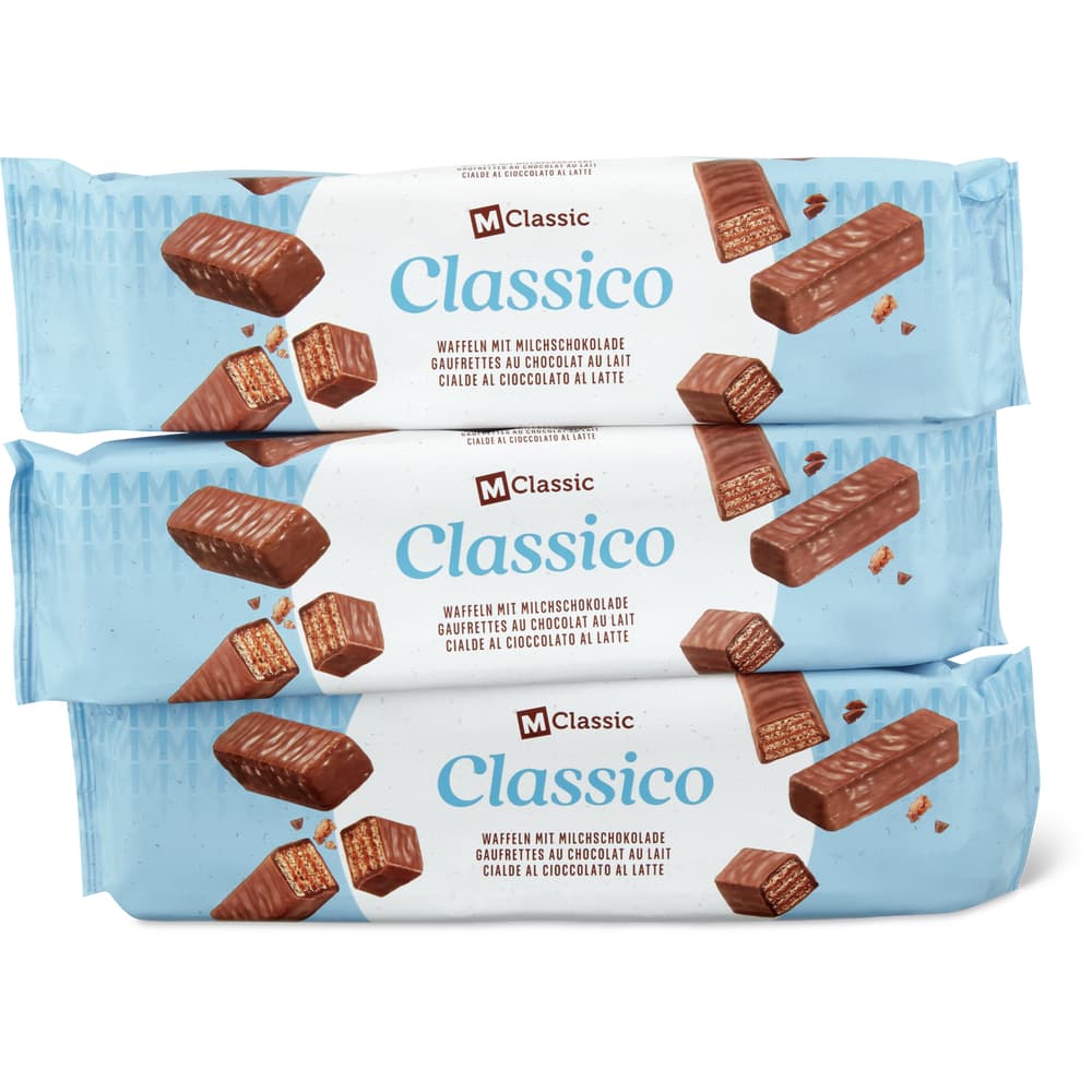 M-Classic Waffeln Classico Milchschokolade