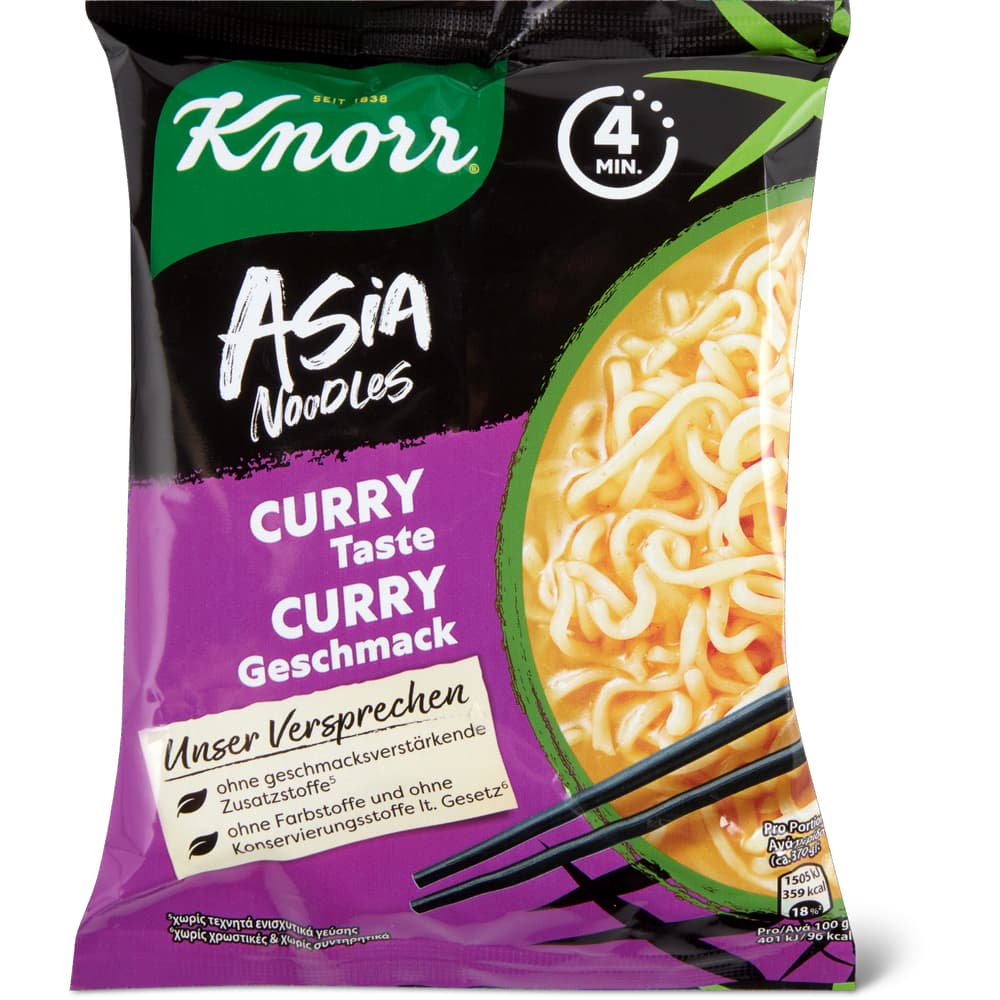 Knorr Asia Noodles Instant Nudel Curry