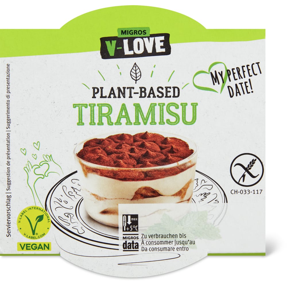 V-Love Pflanzliche Alternative zu Tiramisu