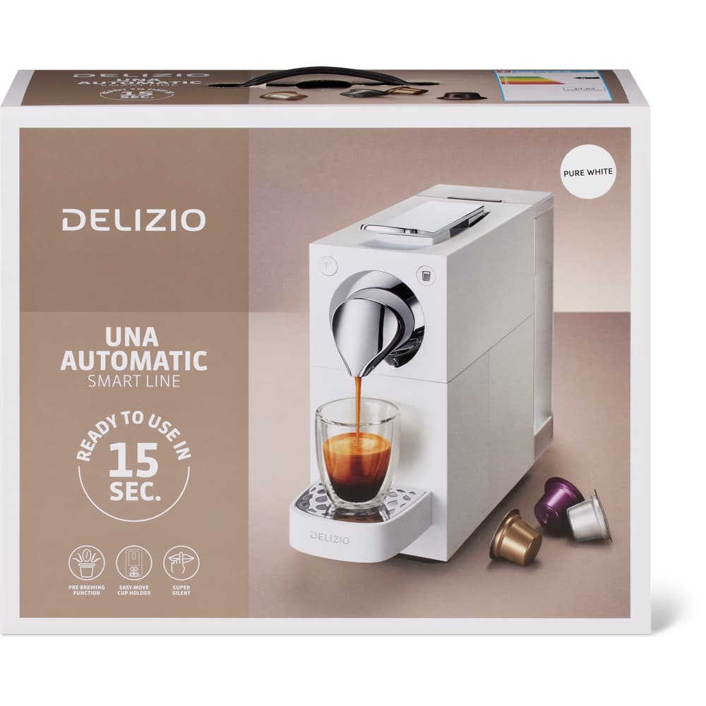 Delizio Kapselmaschine Una II Pure white