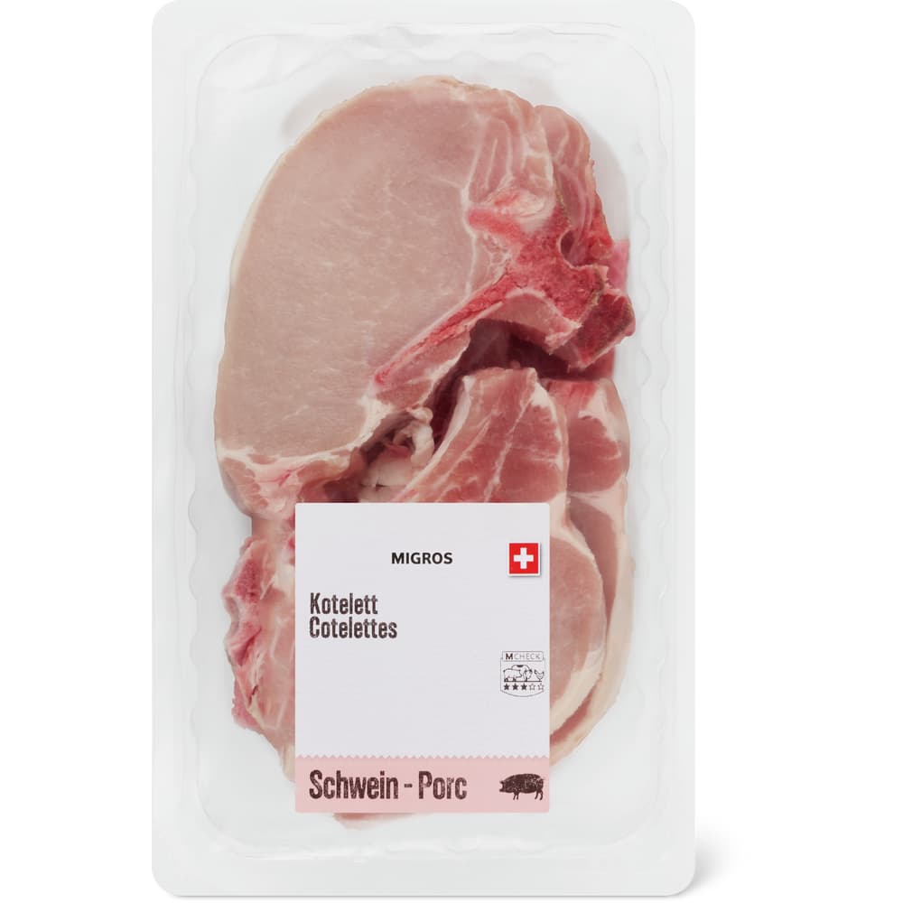 Migros Schweinskoteletts mager