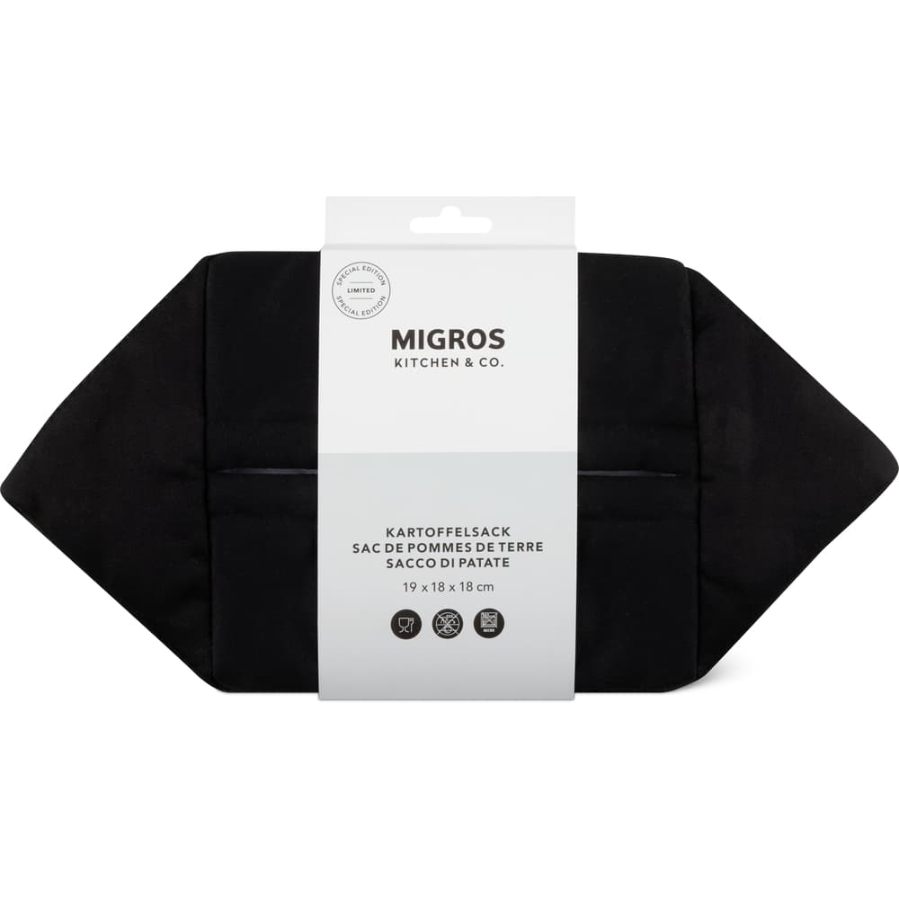Migros Kitchen & Co. Kartoffelsack schwarz