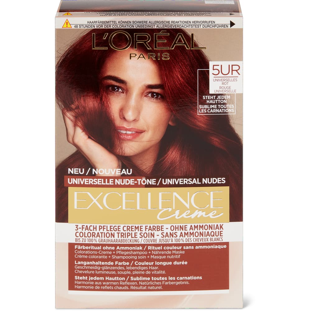 L'Oréal Paris Coloration Nude 5UR Terracotta, permanent, ohne Ammoniak
