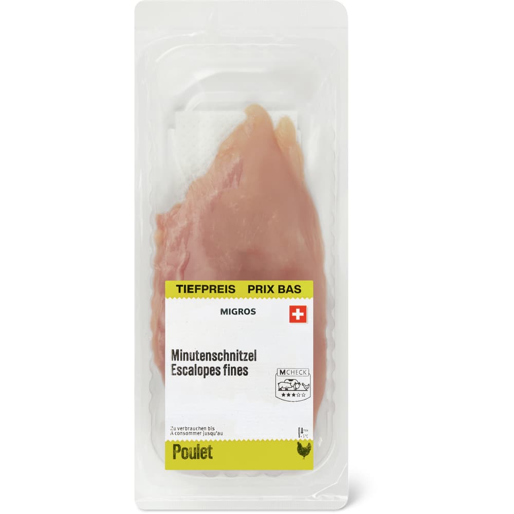 Migros Minutenschnitzel