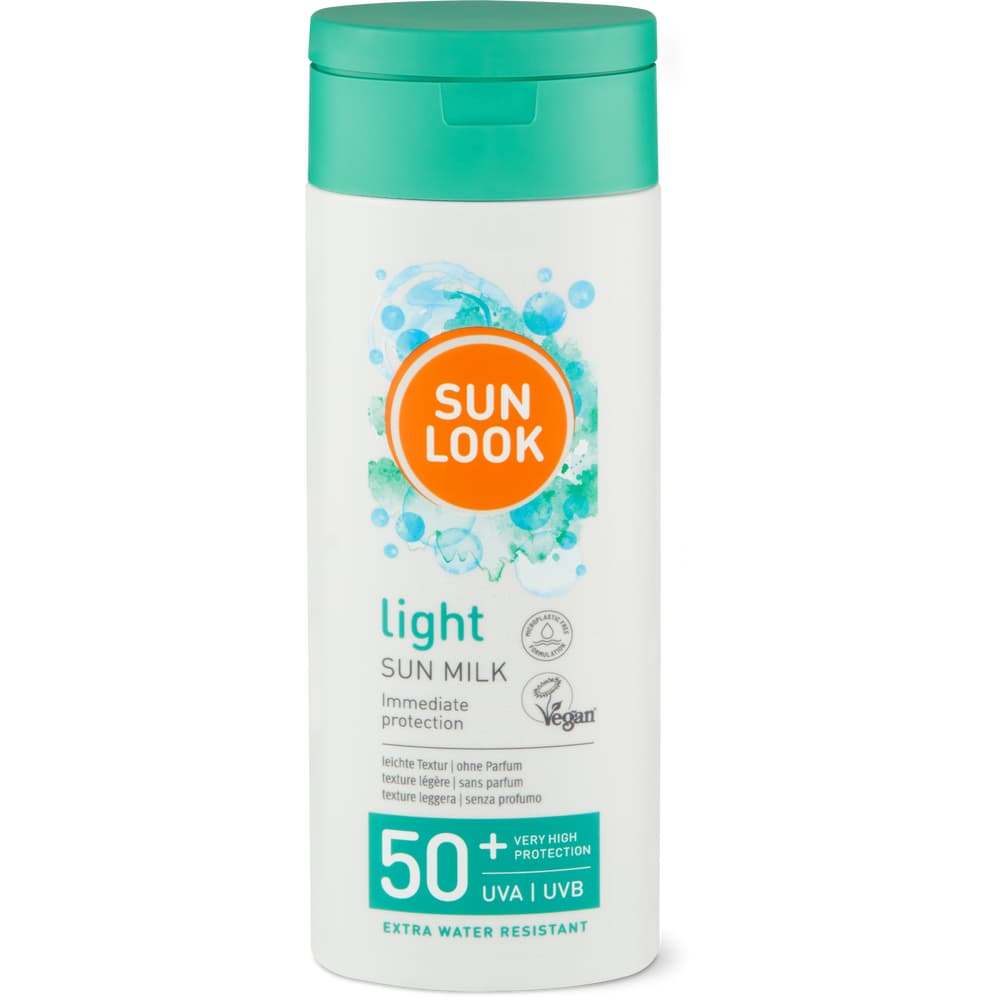 Sun Look Light Sonnencreme LSF 50,+ Wasserfest, Ohne Parfüm
