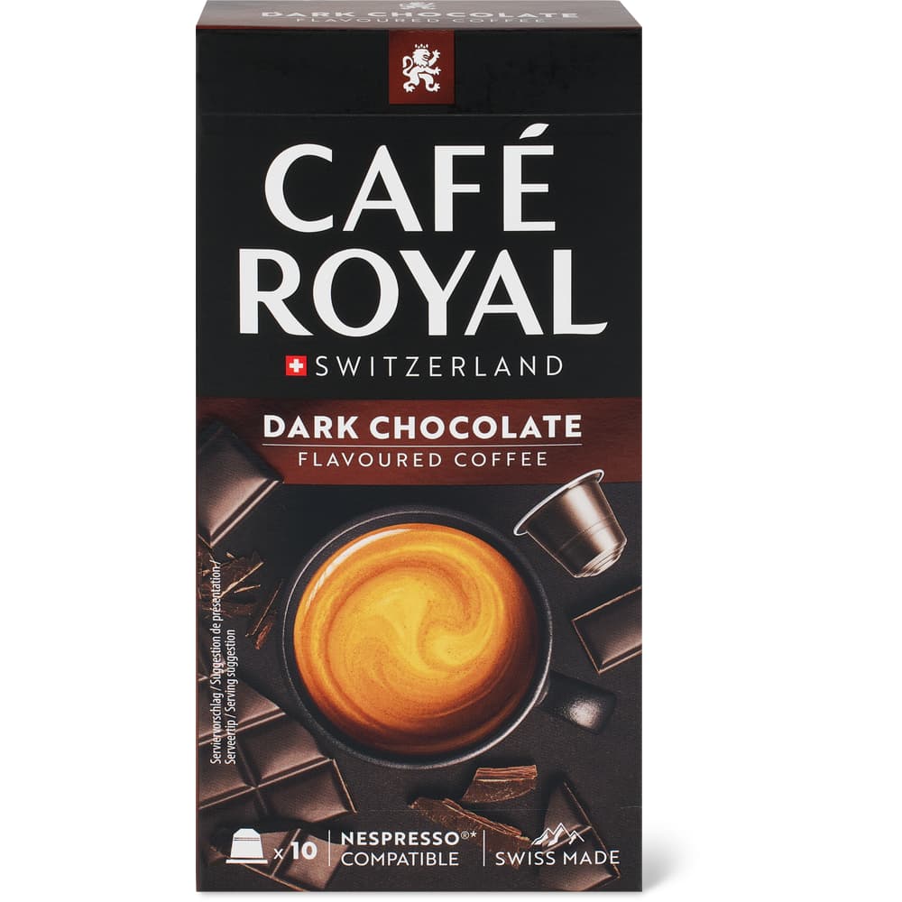 Café Royal Kaffee-Kapseln aus Aluminium Schokolade - Intensität 4/10