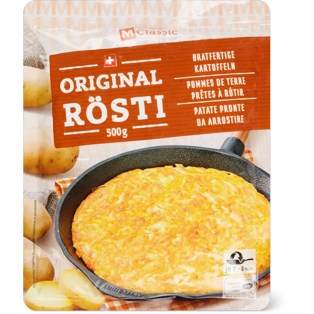 Rösti Bratfertige Kartoffeln