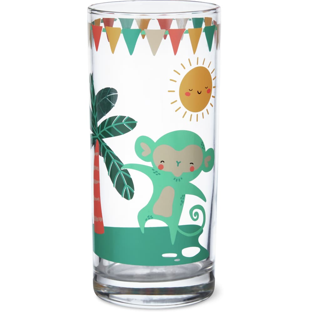 Migros Kitchen & Co. Kinderglas Basic Affe Transparent, 29cl