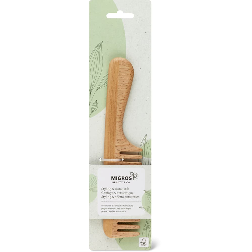 Migros Beauty & Co. Frisierkamm Buchenholz