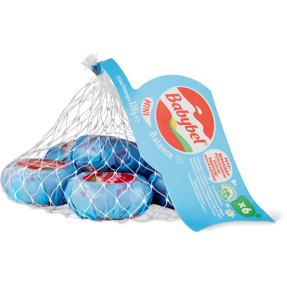 Babybel Halbhartkäse aus pasteurisierter Milch Balance