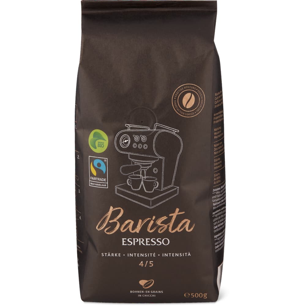 Bohnenkaffee Barista Espresso