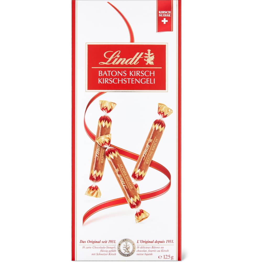 Lindt Batons Kirsch Kirschstengeli
