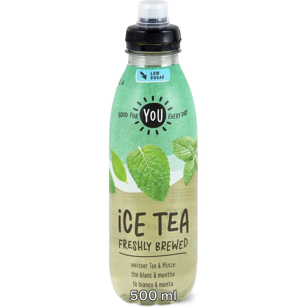 YOU Eistee Weißer Tee, Minze & Apfel
