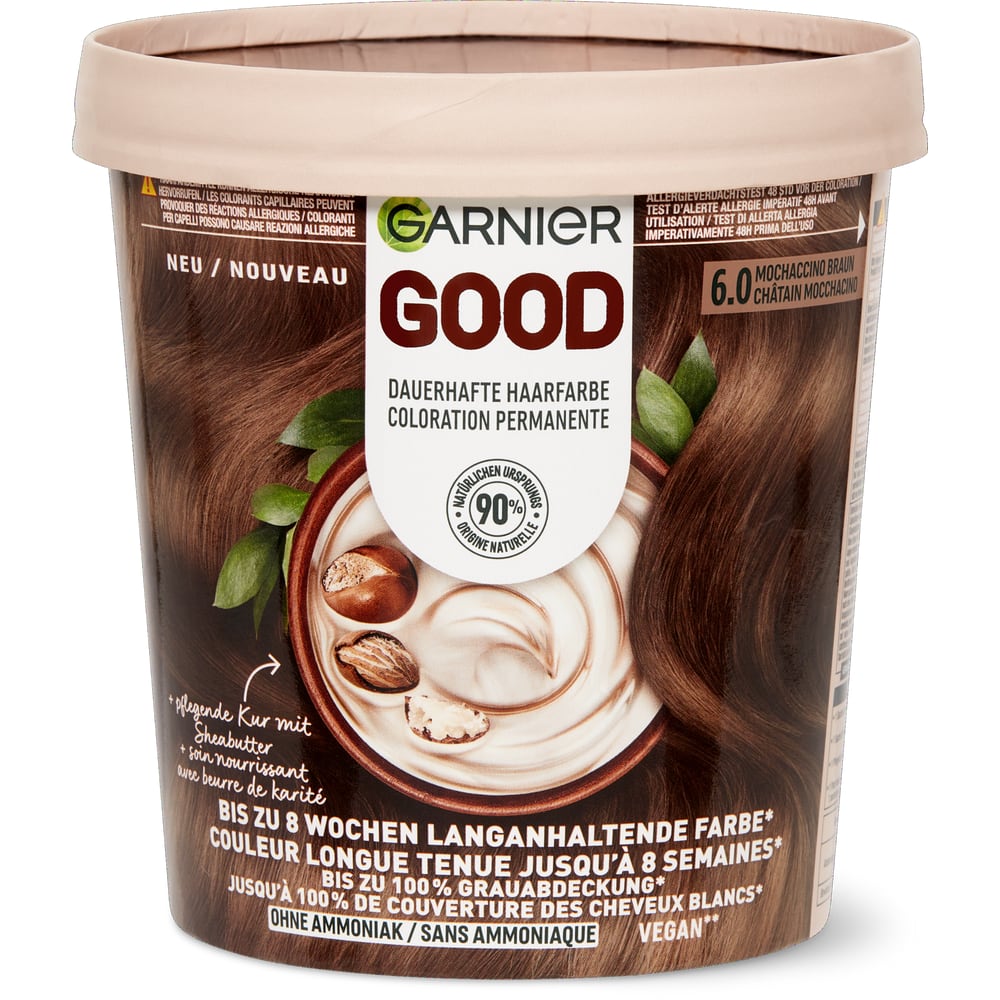 Garnier GOOD Coloration 6.0 Mochaccino Braun, permanent