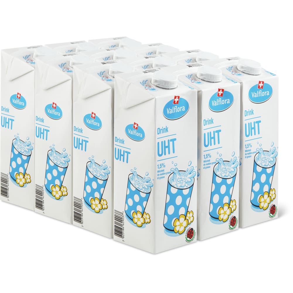 Valflora Milchdrink 1.5% Fett, UHT
