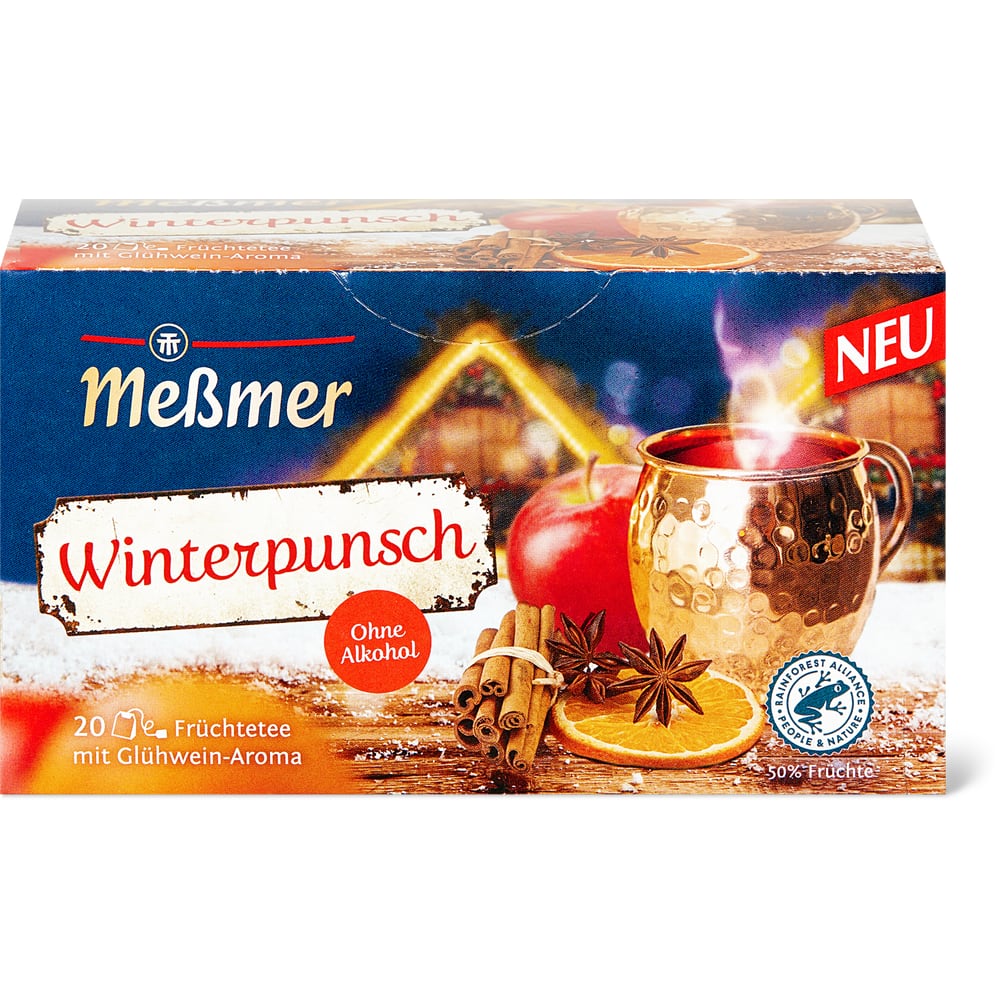 Messmer Früchtetee Winterpunsch Aroma