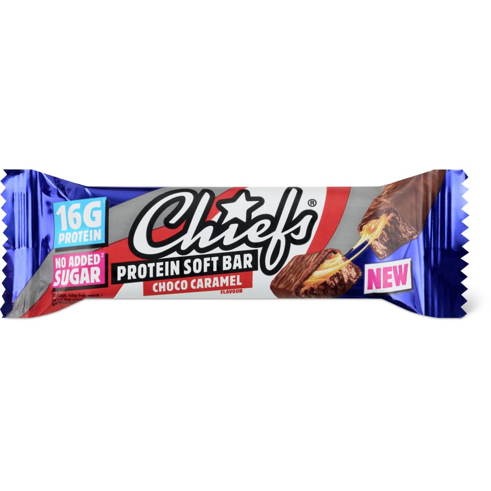 Chiefs Proteinriegel Soft Bar Choc Caramel