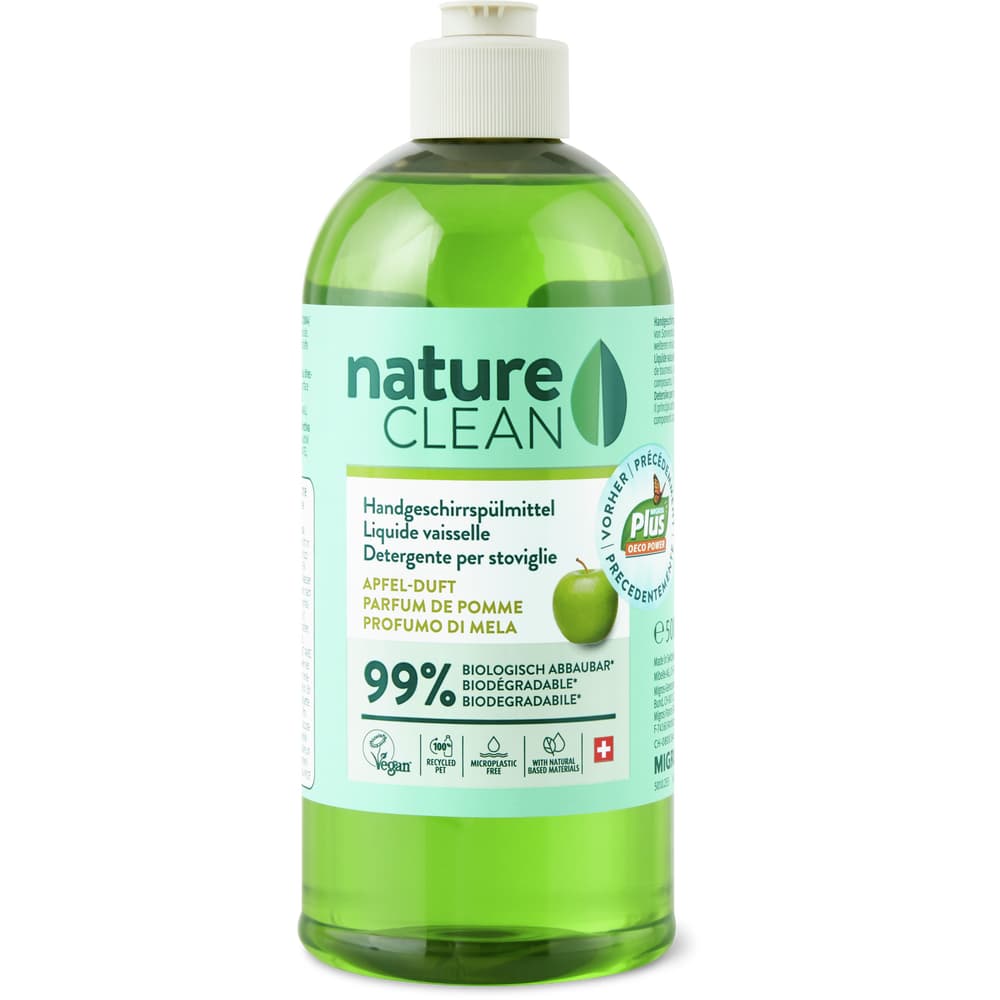 Nature Clean Abwaschmittel Apfel, vegan