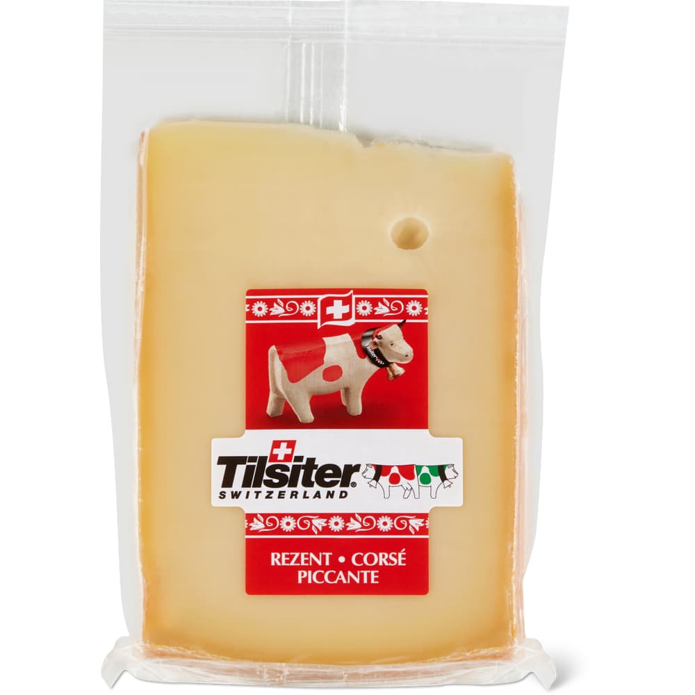 Tilsiter Schweizer Halbhartkäse, vollfett, mit Rohmilch Rezent