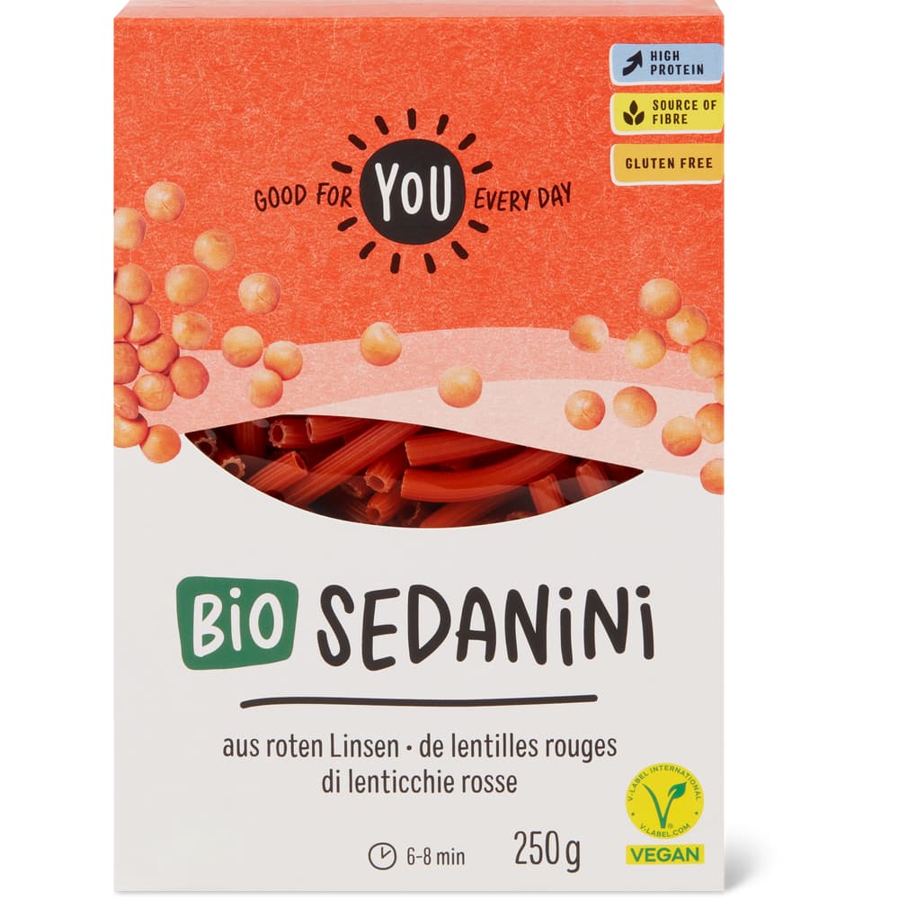 You Sedanini Bio, aus Linsen, glutenfrei, vegan