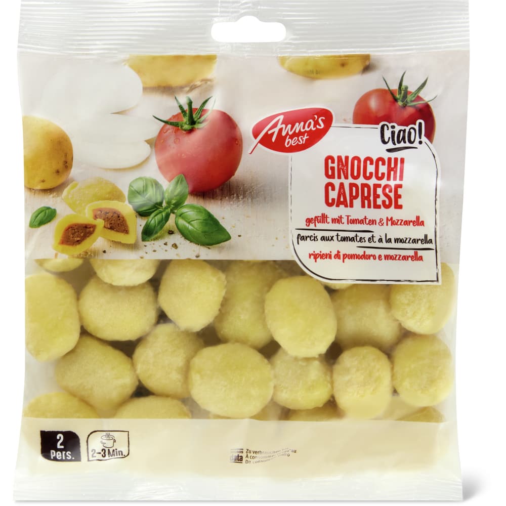 Anna's Best Gnocchi Caprese mit Tomaten und Mozzarella