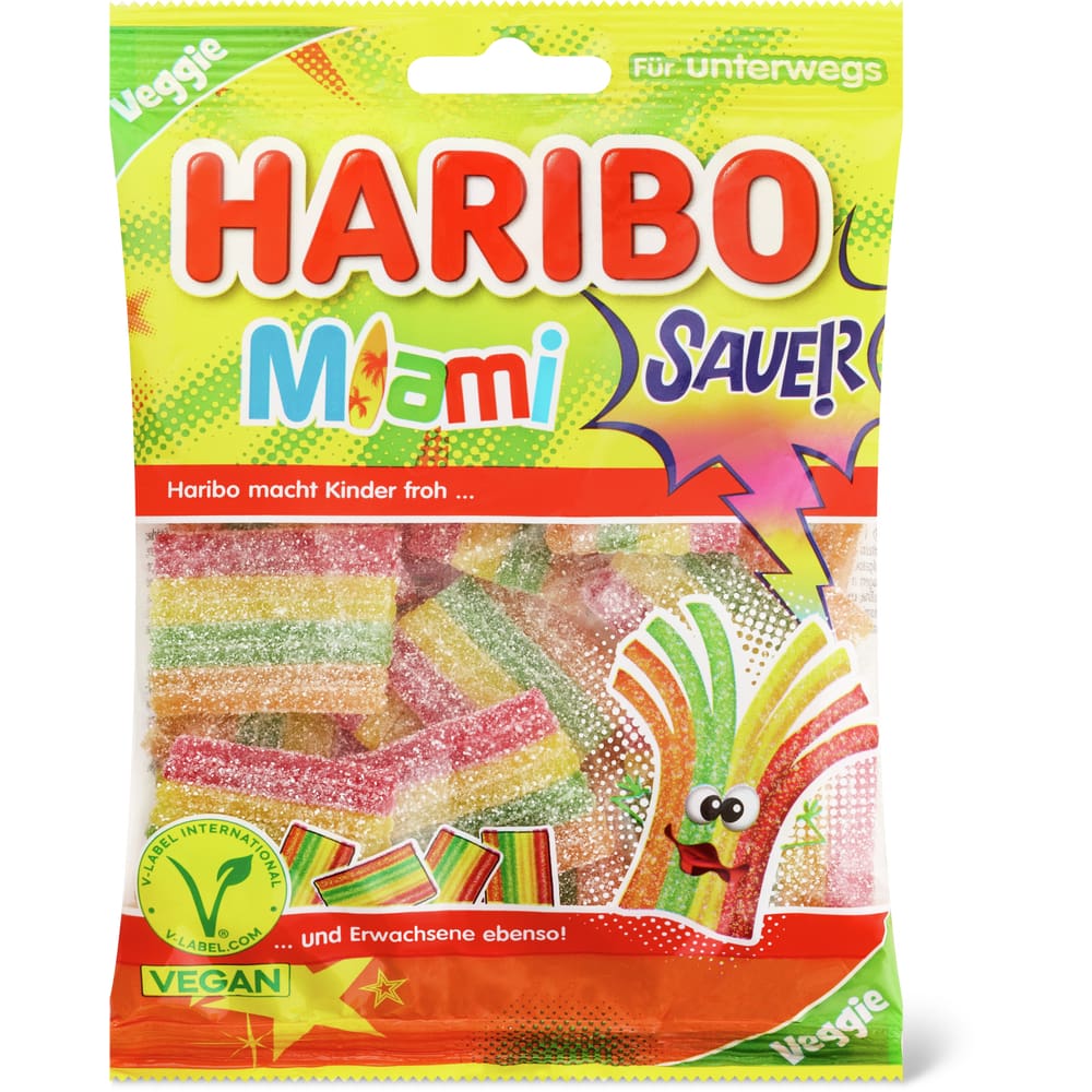 Haribo Miami sauer, vegan