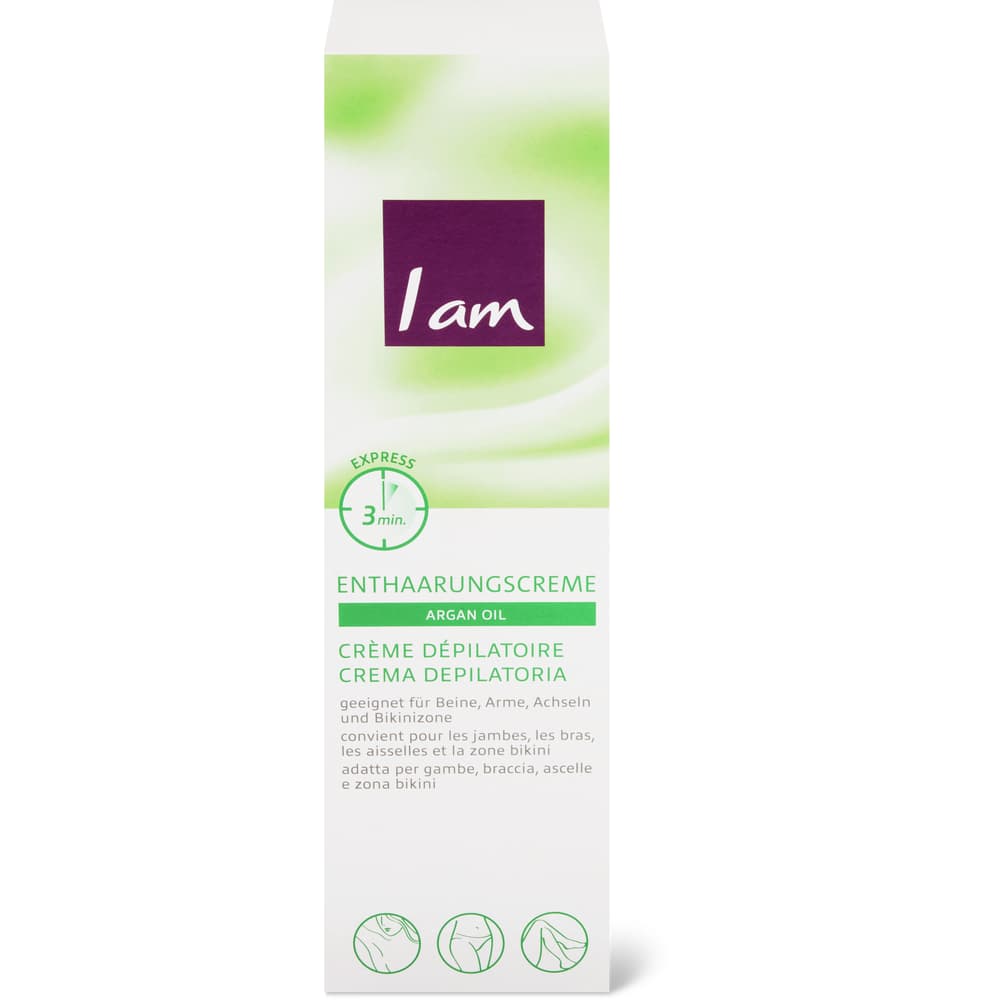 I am Hair Removal Enthaarungscreme Express Argan Oil