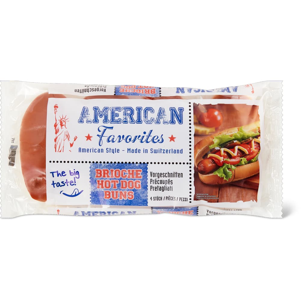 American Favorites Brötchen für Hot Dog