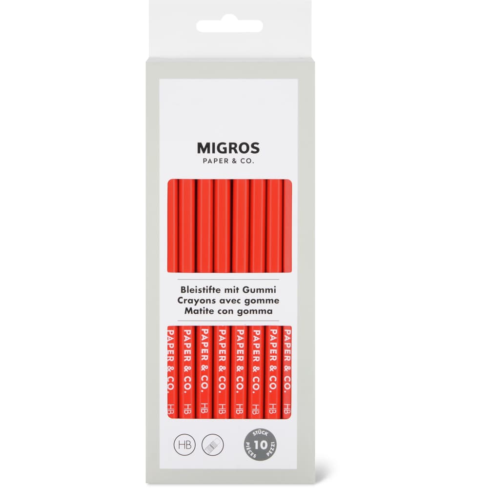 Migros Paper & Co. Bleistifte 10 Stück