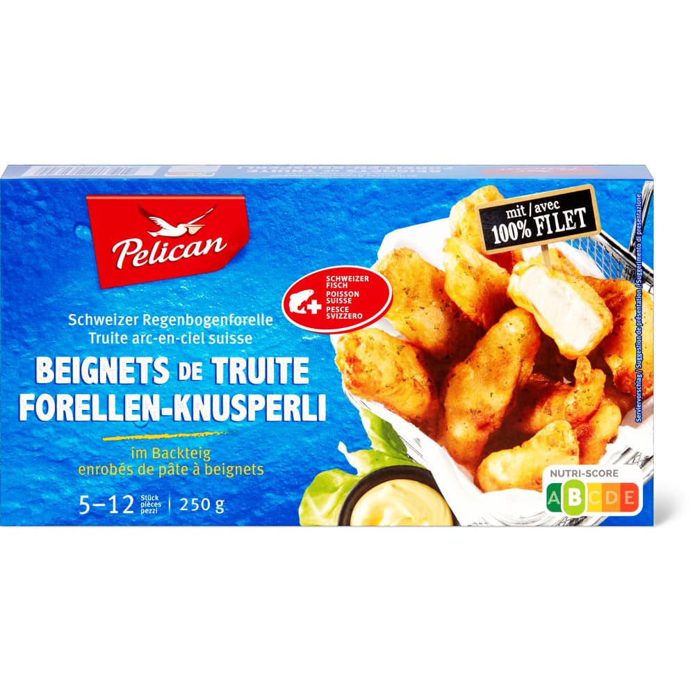 Pelican Forellen-Knusperli im Backteig
