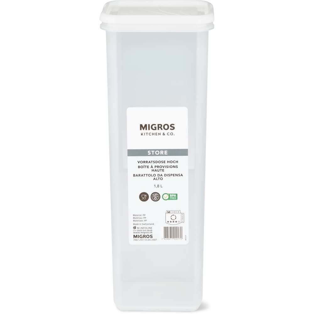Migros Kitchen & Co. Vorratsdose hoch 1.8l