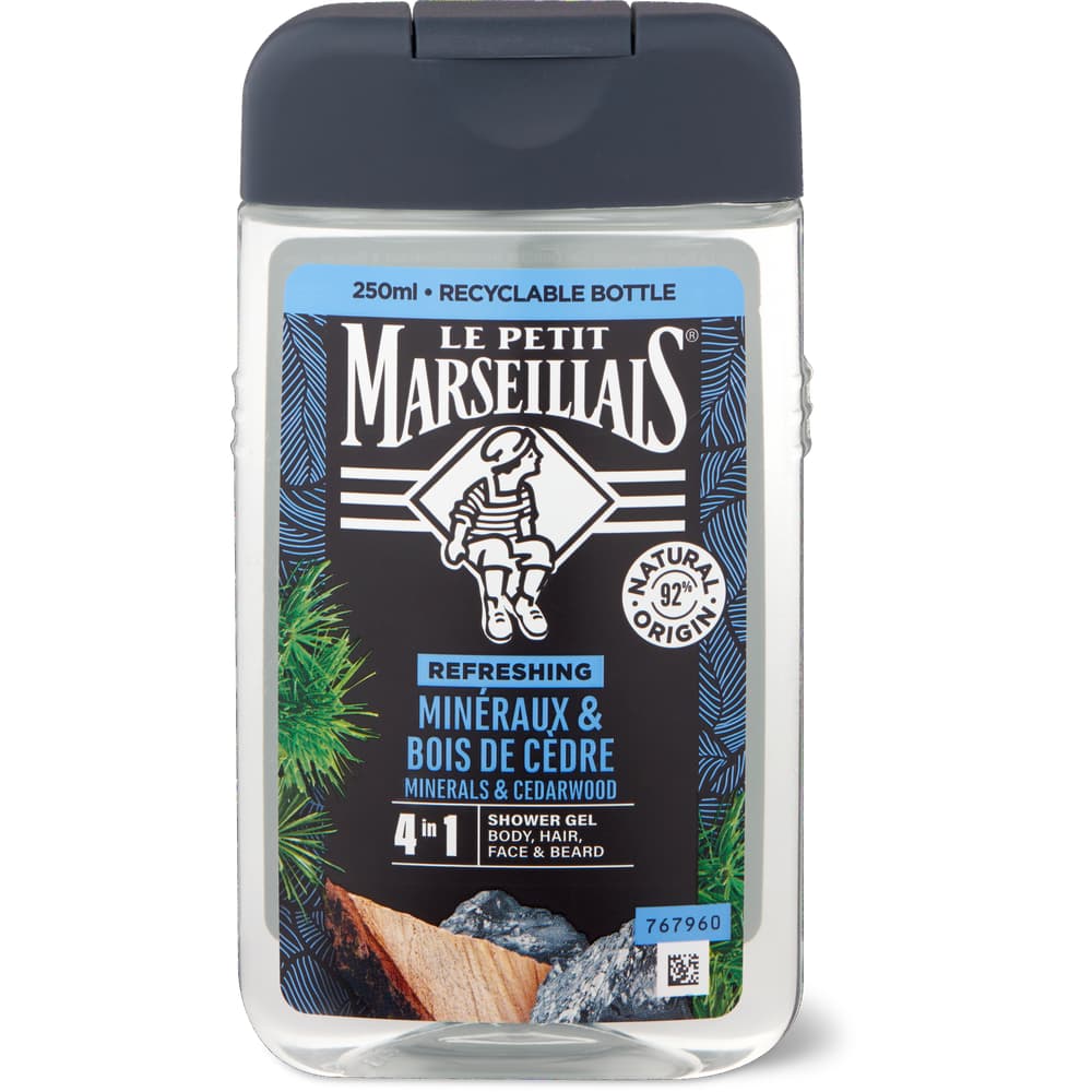 Le Petit Marseillais For Men Duschgel Mineralien & Zedernholz