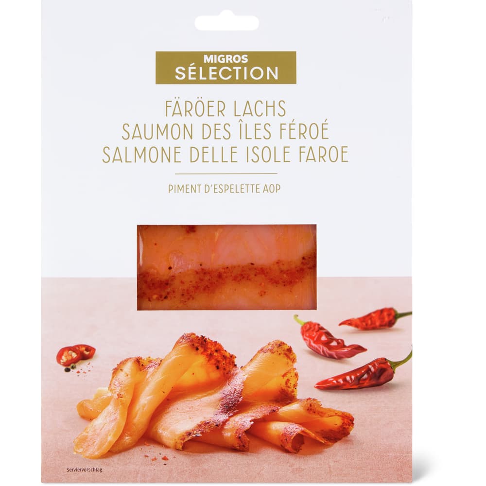 Sélection Färöer Lachs Piment d'espelette