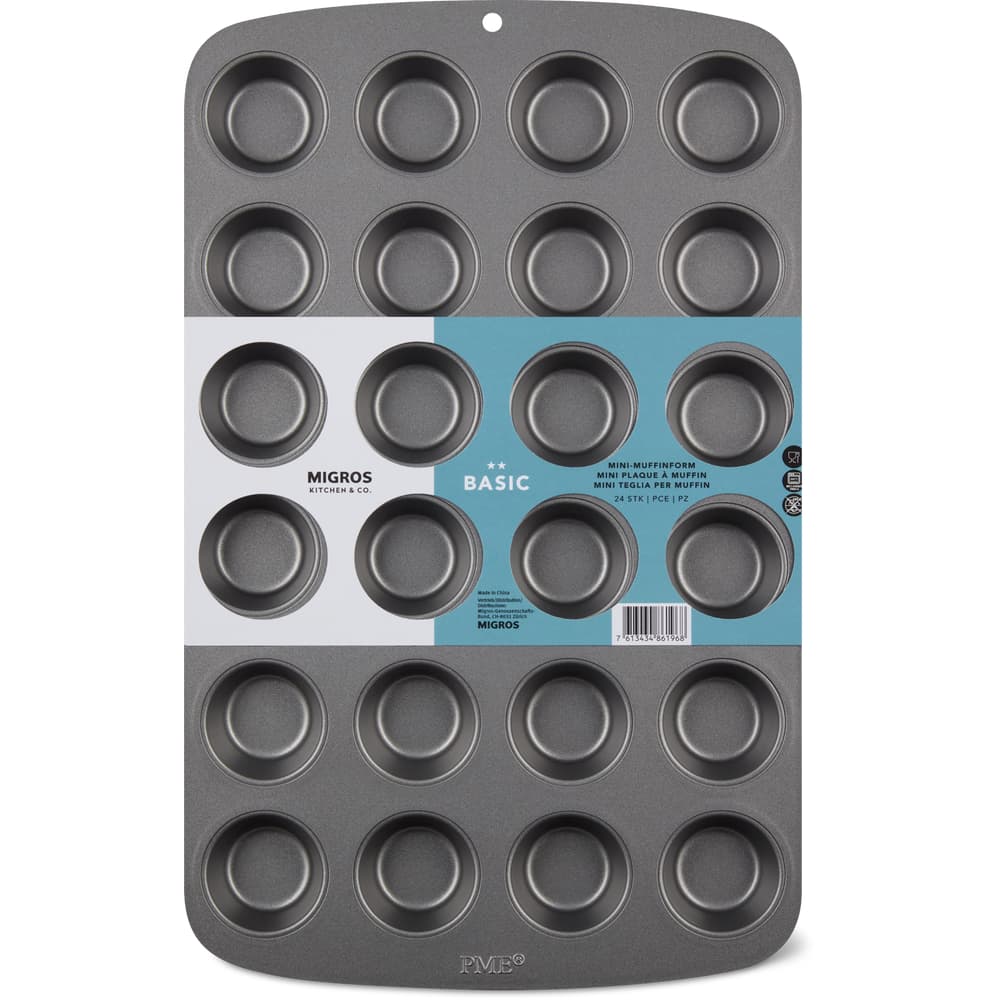 Teglia per Muffin Algon Azzurro Righe Monouso [24 Unità
