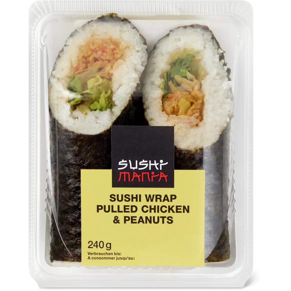 Sushi Mania Wrap Pulled Chicken