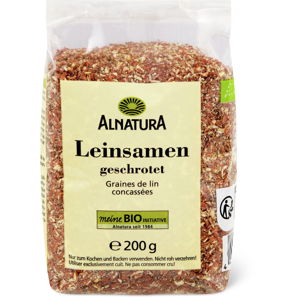 Alnatura Leinsamen geschrotet