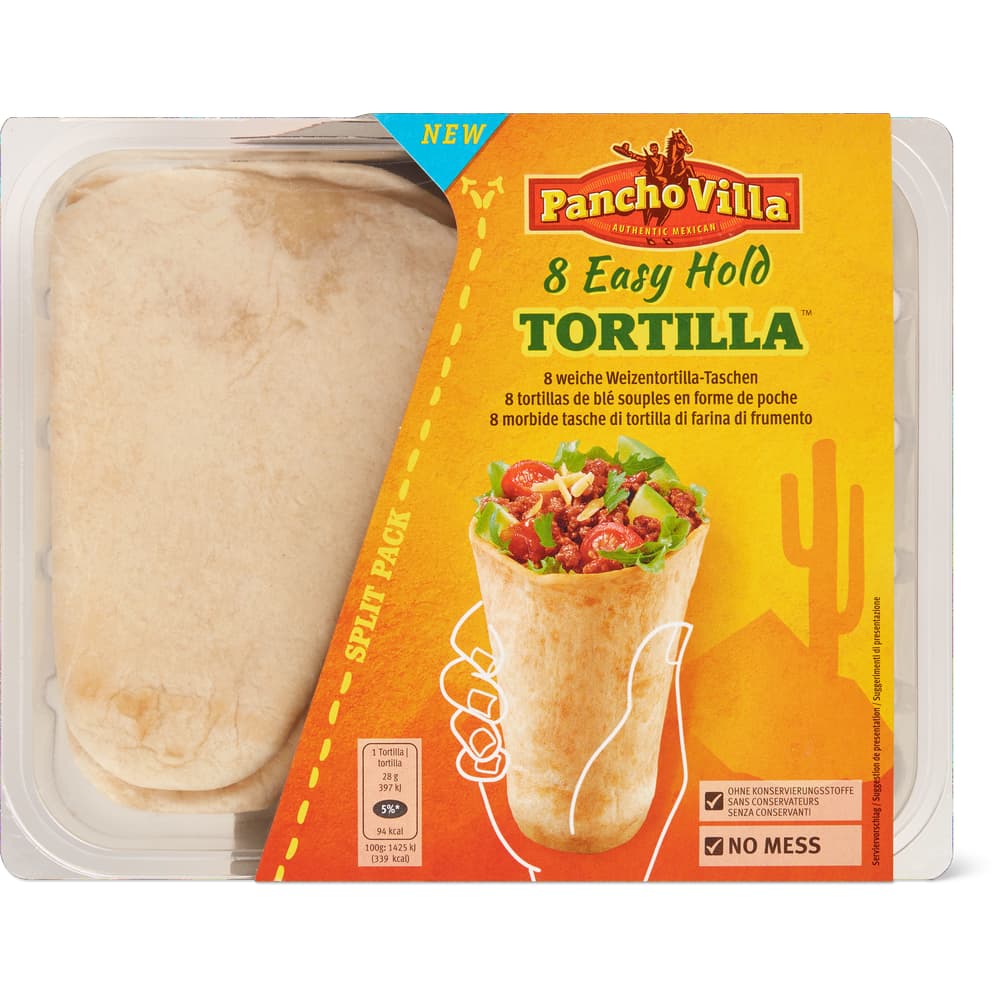 Pancho Villa Weiche Weizentortilla Taschen