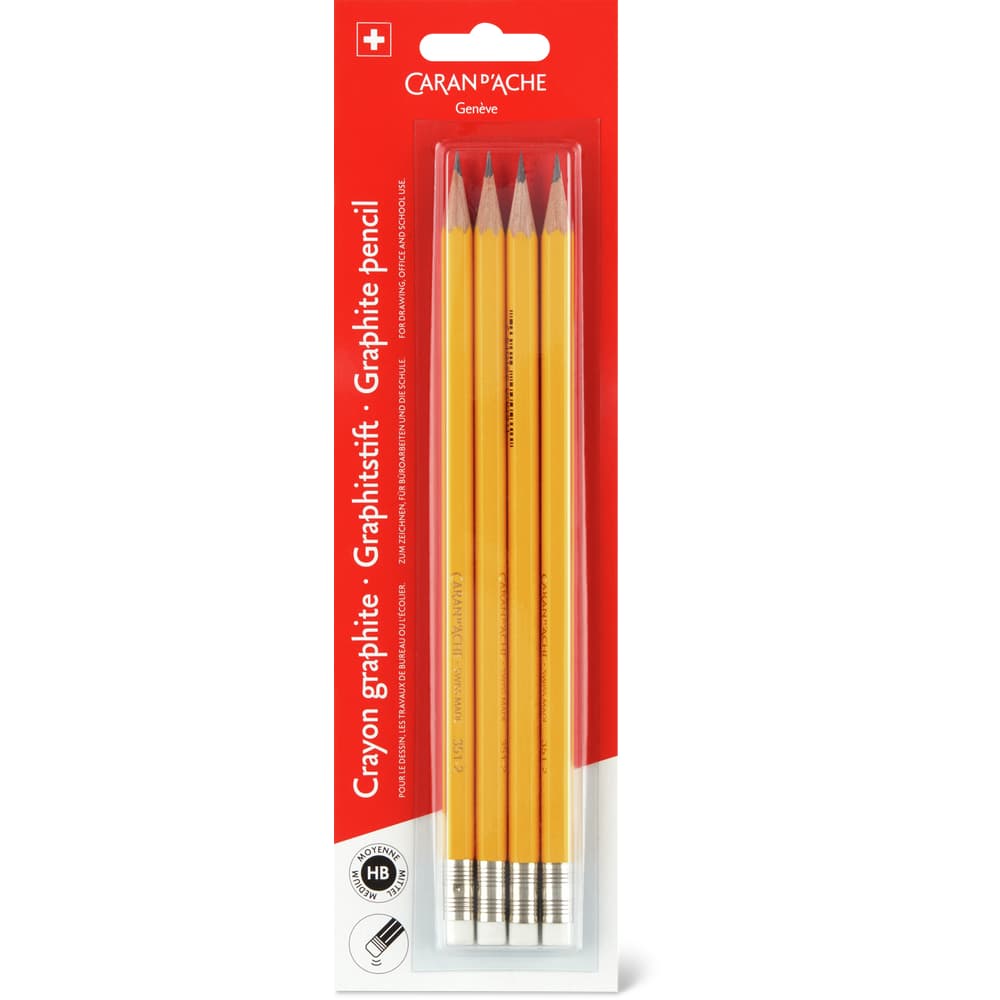Caran d'Ache Graphitstift mit Radiergummi