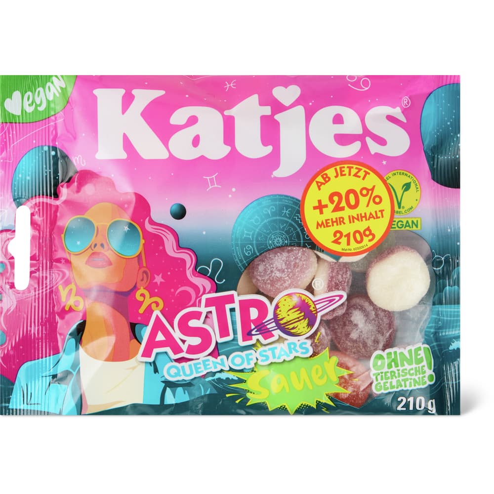 Katjes Astro Queen of Stars vegan