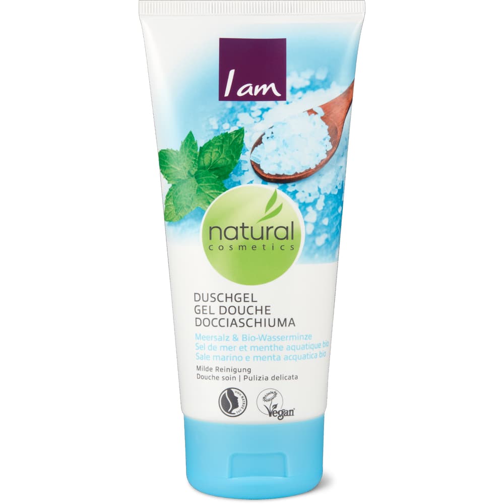 I am natural cosmetics Duschgel Meersalz & Wasserminze